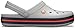 Crocs unisex adult Men's and Women's Crocband Clog, Light Grey/Navy, 12 Women 10 Men US