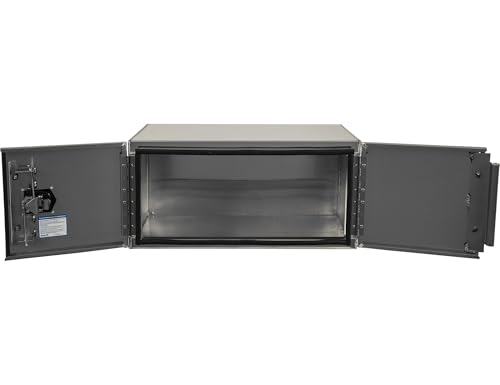 Image of Buyers Products 1705403 Pro Series 18x18x30 Smooth Aluminum Underbody Truck Tool Box, Single Barn Door, Compression Latch, 0.125 in Thick, Rain Gutter & Bulb Seal, Bolt-On Stainless Hinge