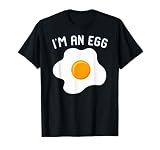 I'm an Egg Costume Funny Halloween Present Fried Egg Costume T-Shirt