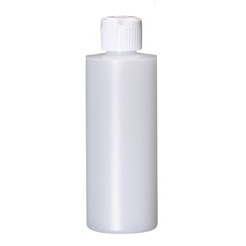 Bargz Empty Plastic Bottles - Refillable Cylinder Multi Purpose Plastic Bottles - Bulk - 4 oz Pack of 12