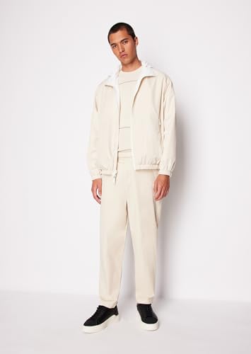 Armani Exchange Men's Clean Limited Milano Edition Cotton Trouser Pants, Fog4