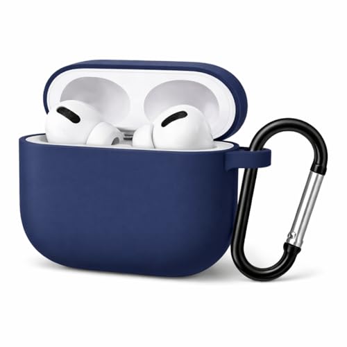 Capa Protetora Silicone Antichoque Compatível com AirPods 3 - Gancho Mosquetão Carregamento Sem Fio