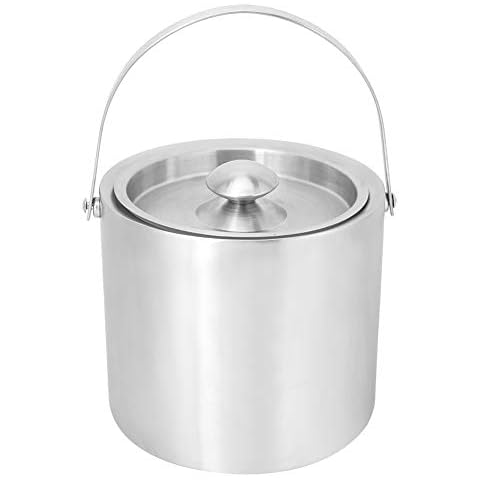 Cubo de hielo de acero inoxidable de 3 litros con tapa hermética Cover