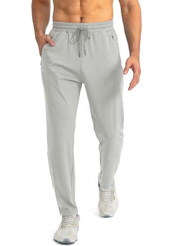Image of G Gradual Men's Sweatpants with Zipper Pockets Tapered Joggers for Men Athletic Pants for Workout, Jogging, Running