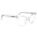 Zeelool Women's Stylish Cat Eye Glasses Frame with Clear Lens Claudette ZOA01968-02 Crystal