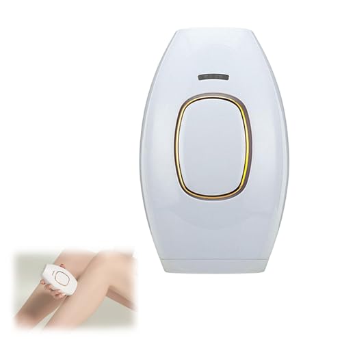 Dispositivo De DepilacióN LáSer Permanente De 5 Velocidades Para Uso DoméStico. Apto Para Rostro, Piernas, Brazos Y Cuerpo. Indoloro. Ideal Para Hombres Y Mujeres. (White)