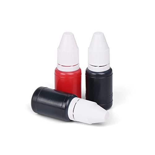 Weisha Refill Ink 10Ml Diy Inkpad Flash Refill Ink Color Inking Photosensitive Stamp Wedding Scrapbooking Make Seal Office School Supplies(Black) #TOP3
