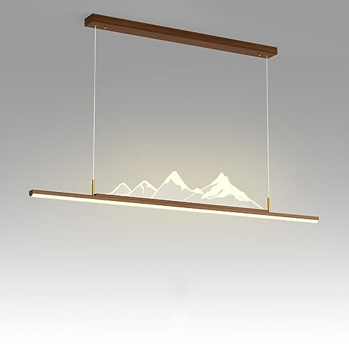 Suspension LED linéaire dimmable pour îlot de cuisine moderne