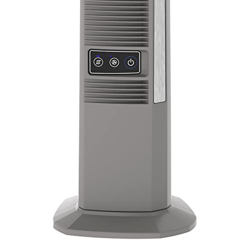 Lasko Outdoor Living Oscillating Tower Fan - 42" - YF202 - Beige | Large, Outside Deck, Porch, Shop, Garage, and Patio Fan for Home, Water-Resistant, UV-Resistant, 4 Speeds, 10ft Power Cord - image 8