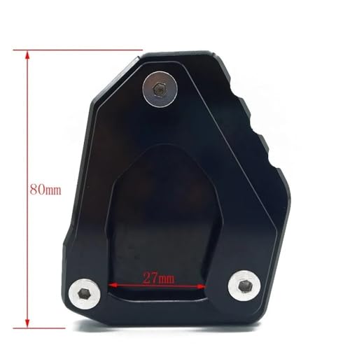 Support latéral G310R béquille moto CNC noir rouge