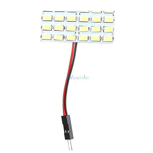 Miniatura 5 de 12 V 3 W 24 LED tablero interior del coche cúpula ahorro de energía lámpara de la placa 5730 módulo lectura lámpara luz súper brillante 1.732 x