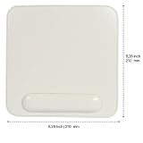 Londo Skórzana podkładka pod mysz z podpórką pod nadgarstek (White)