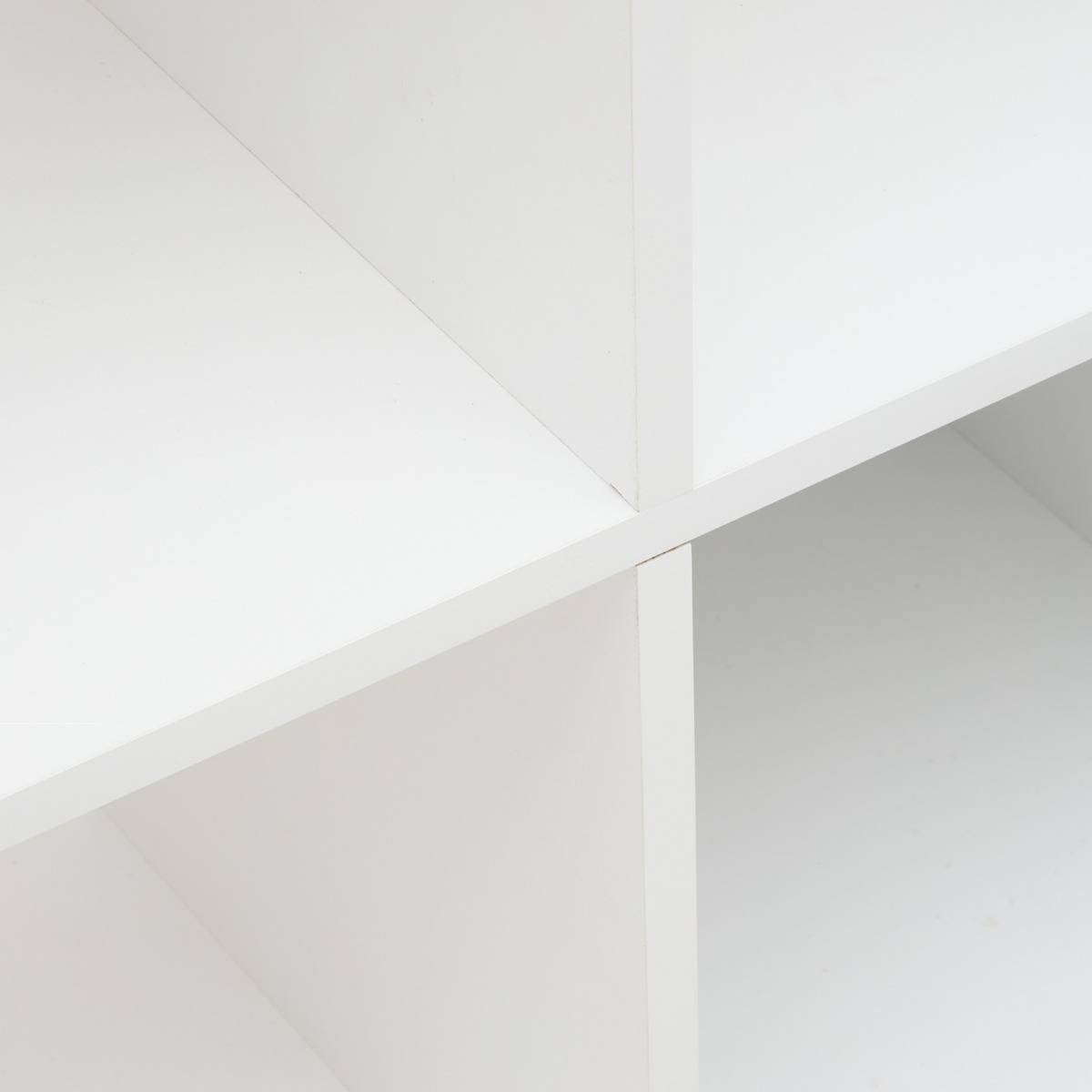 5five - étagère mix'n modul 6 cases escalier 32x102cm blanc