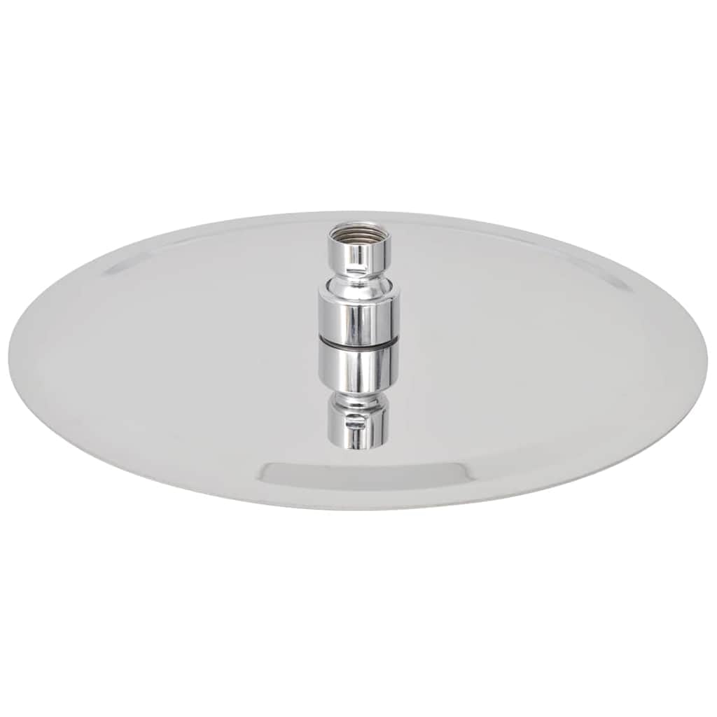 Cabezal de ducha de 25 cm, acero inoxidable, juego de 2 cabezales con