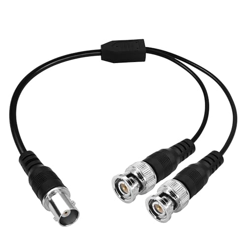 2 adaptadores BNC hembra a 2 conectores BNC machos en Y, cable de sonda de prueba