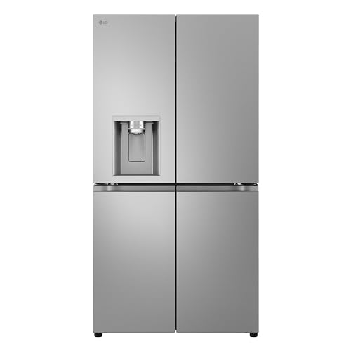 LG GML960PYFE, Multi Door, Clase E, Conexión de Agua Fija, Hielo, Hielo Crushed y Agua Dispensador Total No Frost, Prime Silver