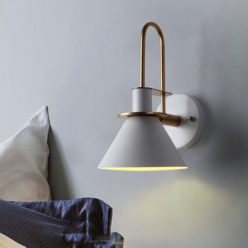Aplique de Pared de Hierro Blanco E26 para Baño y Tocador 3