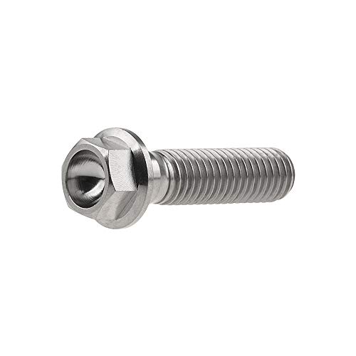 Tornillos de titanio M8 x 35mm con cabeza de brida pequeña pack de 4 3