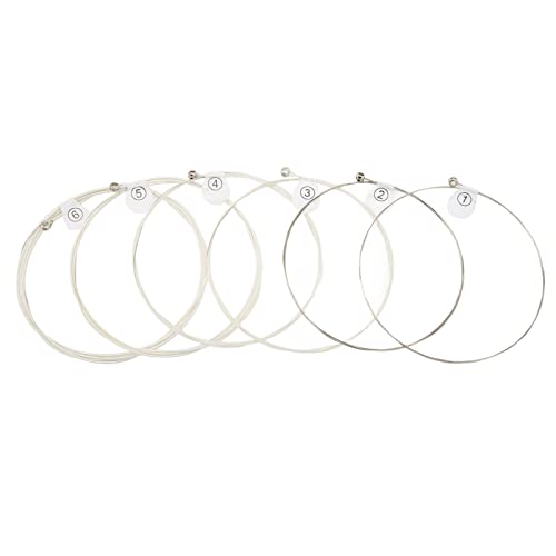 Remplacement de cordes de guitare, jeu de cordes de guitare 6 pièces résistant à l’usure facile à installer toucher confortable réglage brillant placage d’argent pour l’entretien - Les Beatles, Paul McCartney, John Lennon, RIngo Starr, George Harrison Remplacement de cordes de guitare, jeu de cordes de guitare 6 pièces résistant à l'usure facile à installer toucher confortable réglage brillant placage d'argent pour l'entretien
