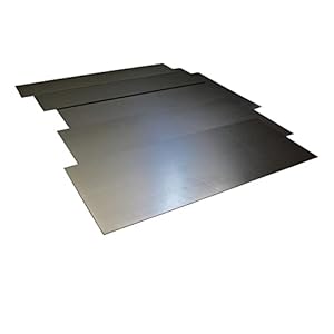 Speciality Metals 1mm Thick Mild Steel Sheet Plates Metal Steel Panel Fabrication, Welding & DIY Repair (1m Thick A5…