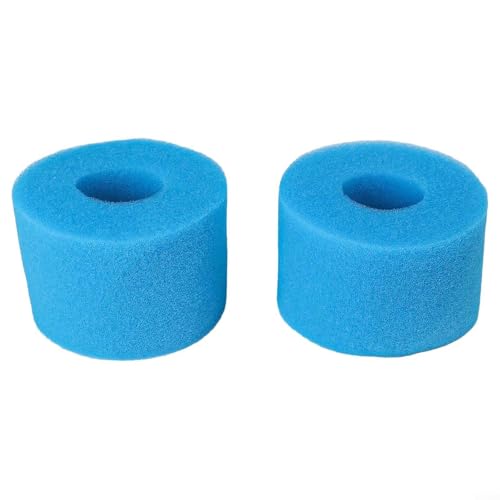 2X Washable Foam Filter for S1 VI Lazy Spa Pool Cleaner, Reusable Sponge Replacement, Keeps Water Clean, Blue