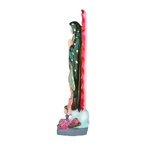 Estatua Virgen de Guadalupe 6 pulgadas figura religiosa miniatura 5
