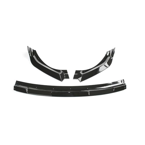 YTUVXZBDF に適合 エクストレイル 2017-2021 フロントバンパーリップチンスポイラースプリッタープロテクションガードデフレクターアクセサリー(ブライトブラック)