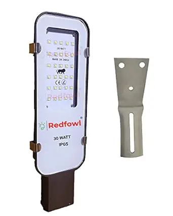 Redfowl LED Parking Lot Lights 140L/M Natural White 6500K IP65 Waterproof Outdoor LED Lights. (Pack of 1, 30 WATT)