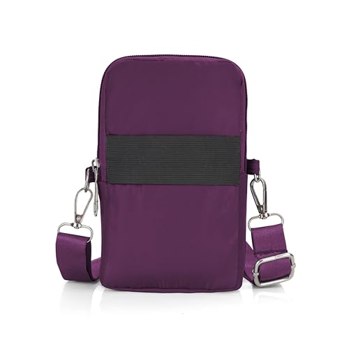 Image of JI Crossbody Phone Bag for Women Mini Wallet Bags with Adjustable Shoulder Strap Wallet Clutch Bag for Girls Zipper Phone Pouch Handbag