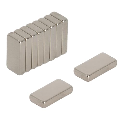 N42 Magnets de Neodimio Para Artes, Manualidades, Fabricación de Modelos, Bricolaje, Pasatiempos, Oficina Y Hogar   10mm x 5mm x 2mm de Espesor   1.1kg   Paquete de 10