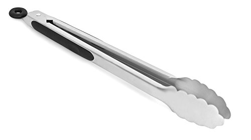 Internet’s Best 3 Piece Stainless Steel Tongs Set - 14, 12, 9 Inch - Barbeque Grilling Cooking Turner - Locking Kitchen Tongs #TOP7