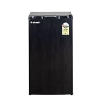 ROCKWELL Mini Fridge with Freezer, 5 Year Warranty, Direct Cool Technology, Single Door Refrigerator Ideal for Bedroom, Small Spaces, Hostels, and Offices, Grey (MB 100)