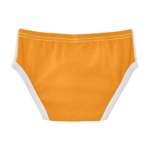 Dark Orange Boys' Underwear Cotton Boys Briefs Soft Toddler Underwear 2T2