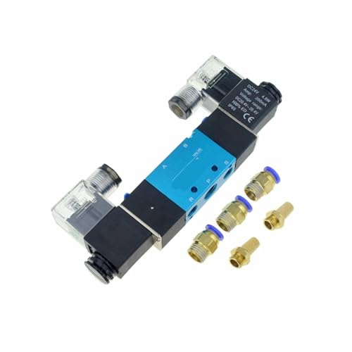 Électrovanne pneumatique 10mm double commande pour inverser un vérin 110V