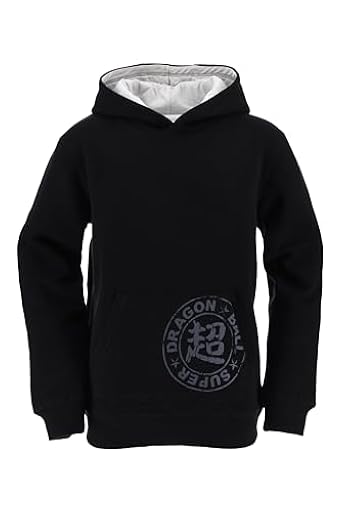 Dragon Ball Z Sudadera para Niño, Sueter Diseño Goku Clasico, Sudadera con Capucha, Regalo para Adolescentes, Talla 12 Años | Ya disponible en tu tienda friki favorita! En mundofriki.es!