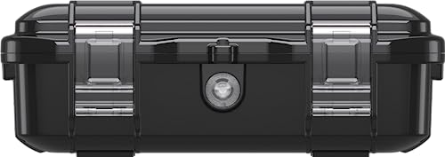 Pelican M50 Micro Case - Waterproof Case for iPhone, GoPro, Camera, and More (Black)