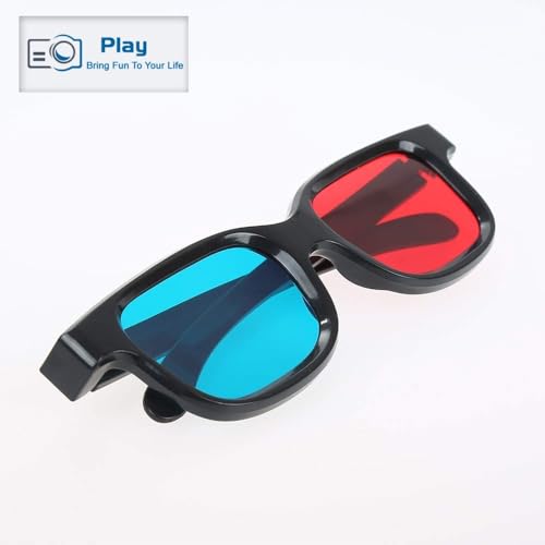 Image of Play 3D Anaglyph Video Glasses (Red and Blue) (Pack-1)