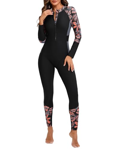 Combinaison de surf modeste à imprimé floral pour femme idéale pour les sessions de plongée