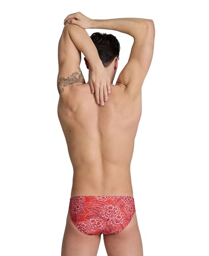 Traje de baño Arena para niños con estampado de hortensias y diseño deportivo 2