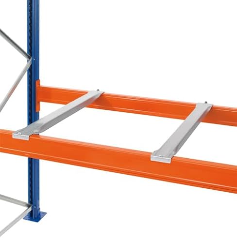 qpool24 Tiefenauflagen mit aufgestellter Lasche, für Palettenregale mit Rahmentiefe 1100 mm, verzinkt qpool24 Tiefenauflagen mit aufgestellter Lasche, für Palettenregale mit Rahmentiefe 1100 mm, verzinkt