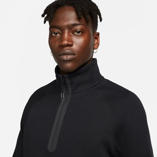 Nike Sportswear Tech Fleece Men's 1/2-Zip Sweatshirt (FB7998-010, Black/Black)4