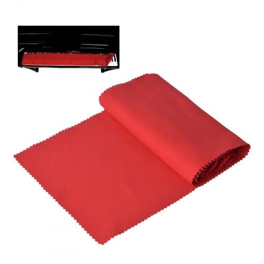 Vesaneae Copri Tasti per Pianoforte, Coperture di Protezione per Tastiere, Copritastiera Pianoforte Panno, Copertina Antipolvere Panno Morbido per Pianoforte, Bandierine, Piano Digitale, 125 x 15 cm