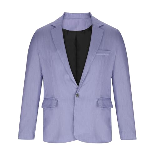 Men's Casual Blazer Lightweight Unlined Sport Coat Regular Fit Suit Jacket Long Sleeve Business Daily Lapel Blazers2