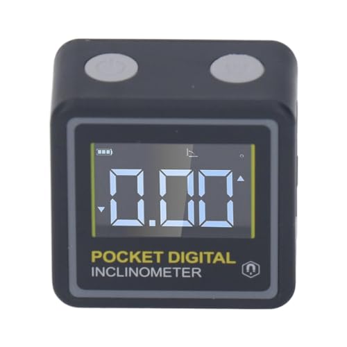 Magnetic Digital Inclinometer Pocket Digital Inclinometer Protractor Magnetic Angle Finder Measuring Tool for Woodworking Home