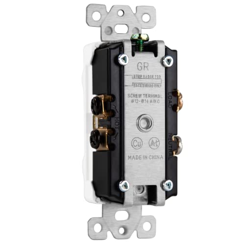 Enerlites Combination Single Pole Toggle Switch 15A/120Vac And Tamper-Resistant Receptacle 15A/125Vac, Residential Grade, Ul Listed, 62150-Tr-W, White, 1 Pack #TOP1