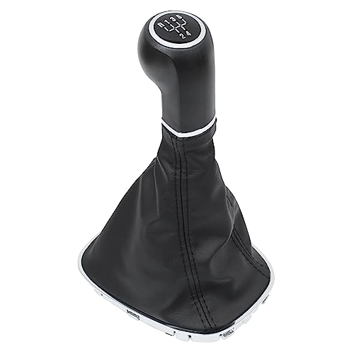 HouYeen 5 Speed Gear Shift Lever Knob with Stick Gaiter Boot Cover for Corsa E Mk4 Adam