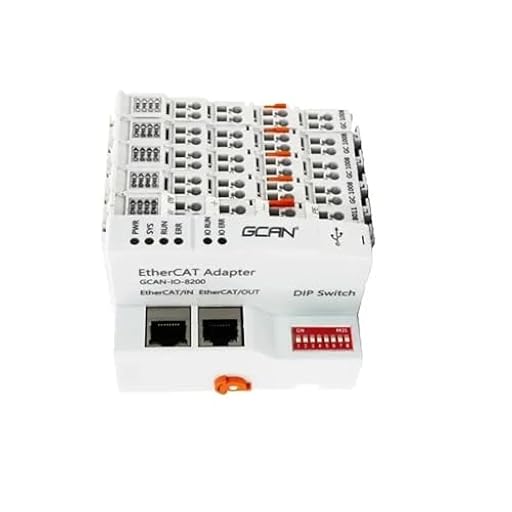 Módulo E/S EtherCAT, adaptador esclavo estándar, distancia de transmisión de bus de 100 m, módulo de expansión de 32 E/S(GCAN-8200 Ethercat) | Ya disponible en tu tienda friki favorita! En mundofriki.es!