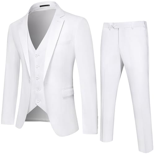 Smoking homme 3 pièces chic élégance moderne costume un bouton finitions haut de gamme pour marié
