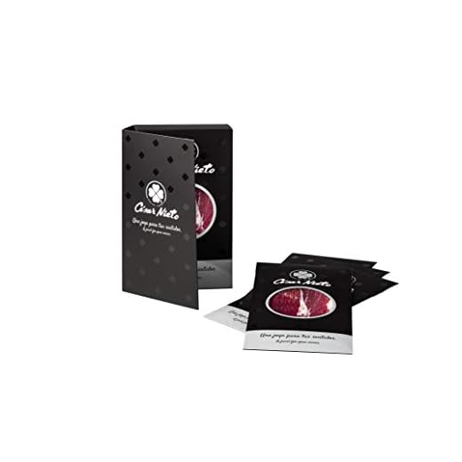 Caja de 5 sobres de Loncheado de Paleta de Bellota Ibérica 50% RAZA IBÉRICA 500gr. CESAR NIETO