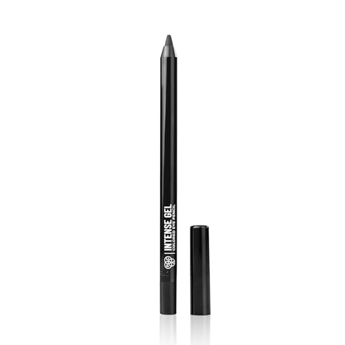 PAC Intense Gel Colored Eye Pencil Jet Black | 36H Long Wear | Smudgeproof Waterproof | Easy Glide